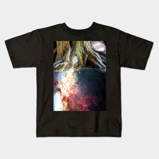 Universal Tree Kids T-Shirt by Cobb's Creations